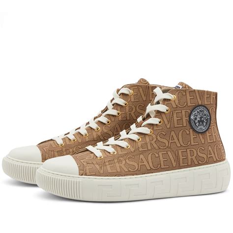 high top versace|versace high top sneakers.